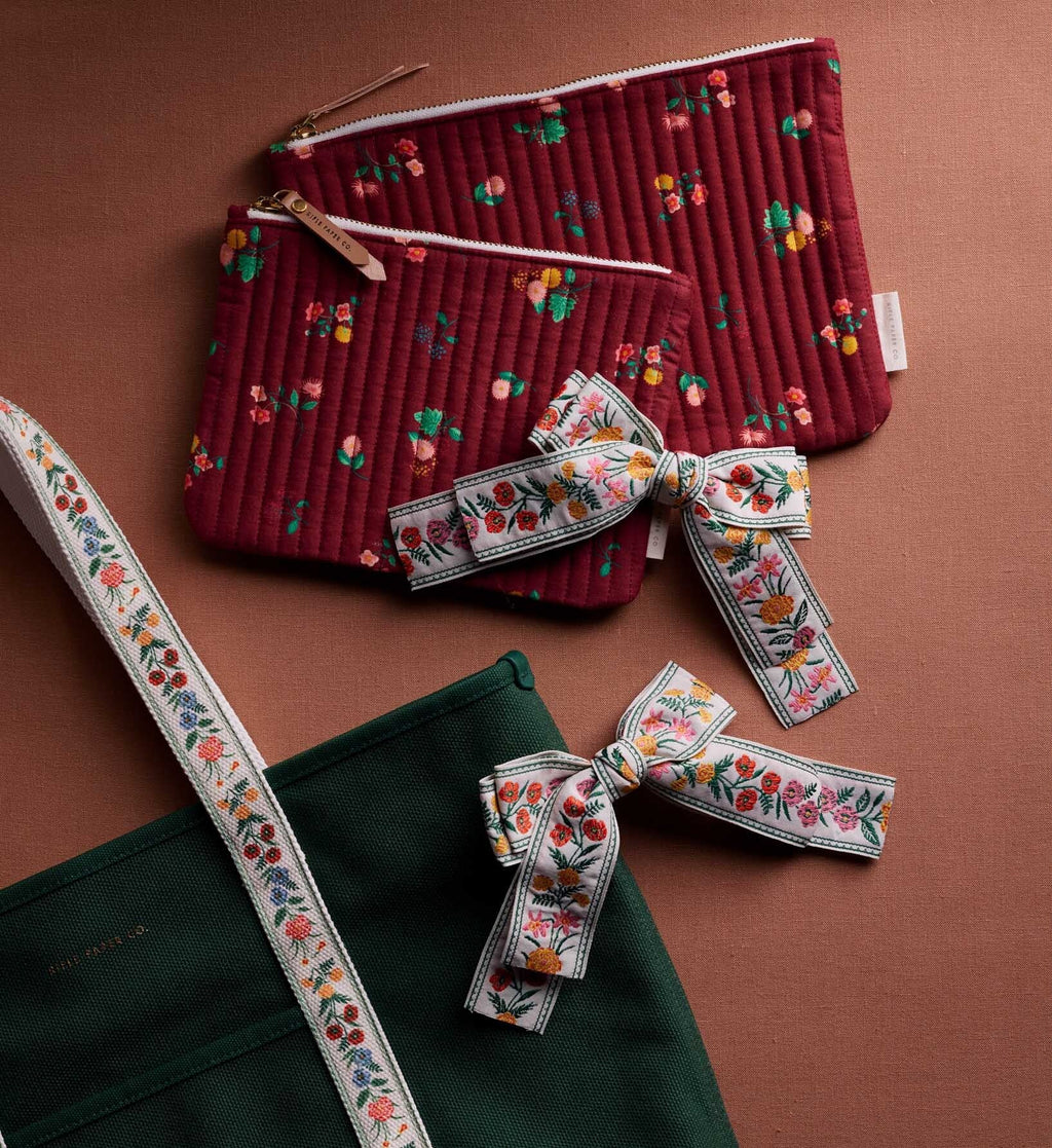 Quilted Pouch Set