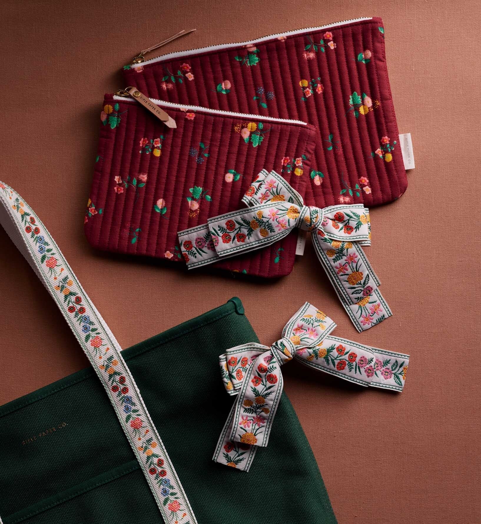 Quilted Pouch Set