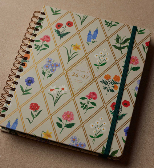 2026-2027 17-Month Academic Hardcover Spiral Planner