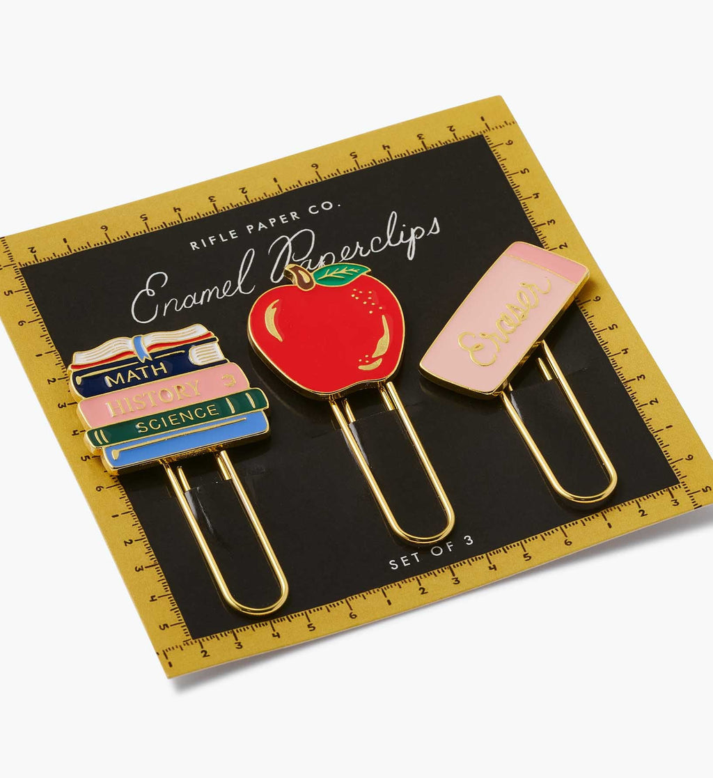 Enamel Paper Clip Set