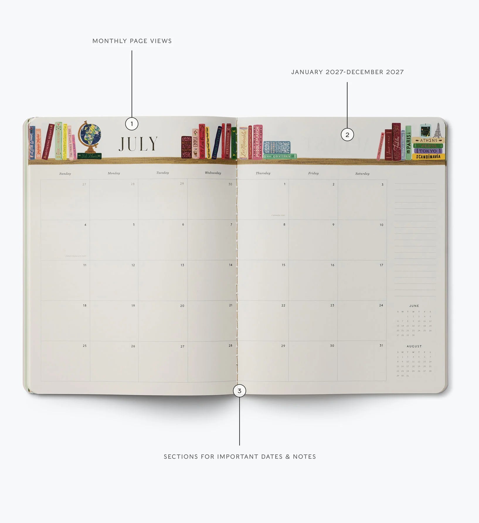 2027 12-Month Appointment Notebook