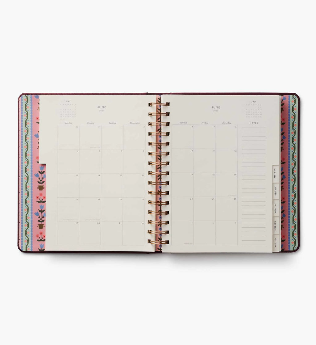 2026-2027 17-Month Academic Covered Spiral Planner