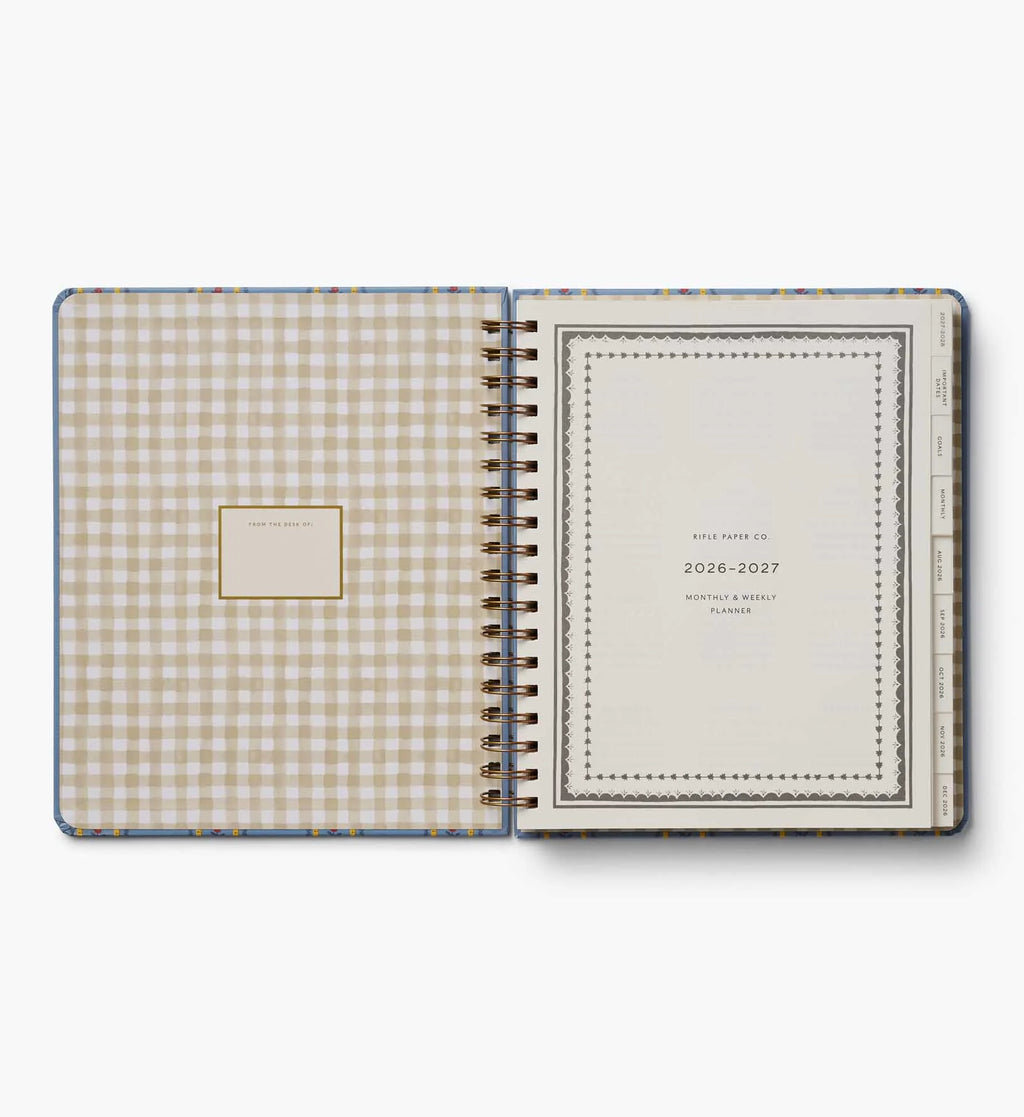 2026-2027 17-Month Academic Hardcover Spiral Planner