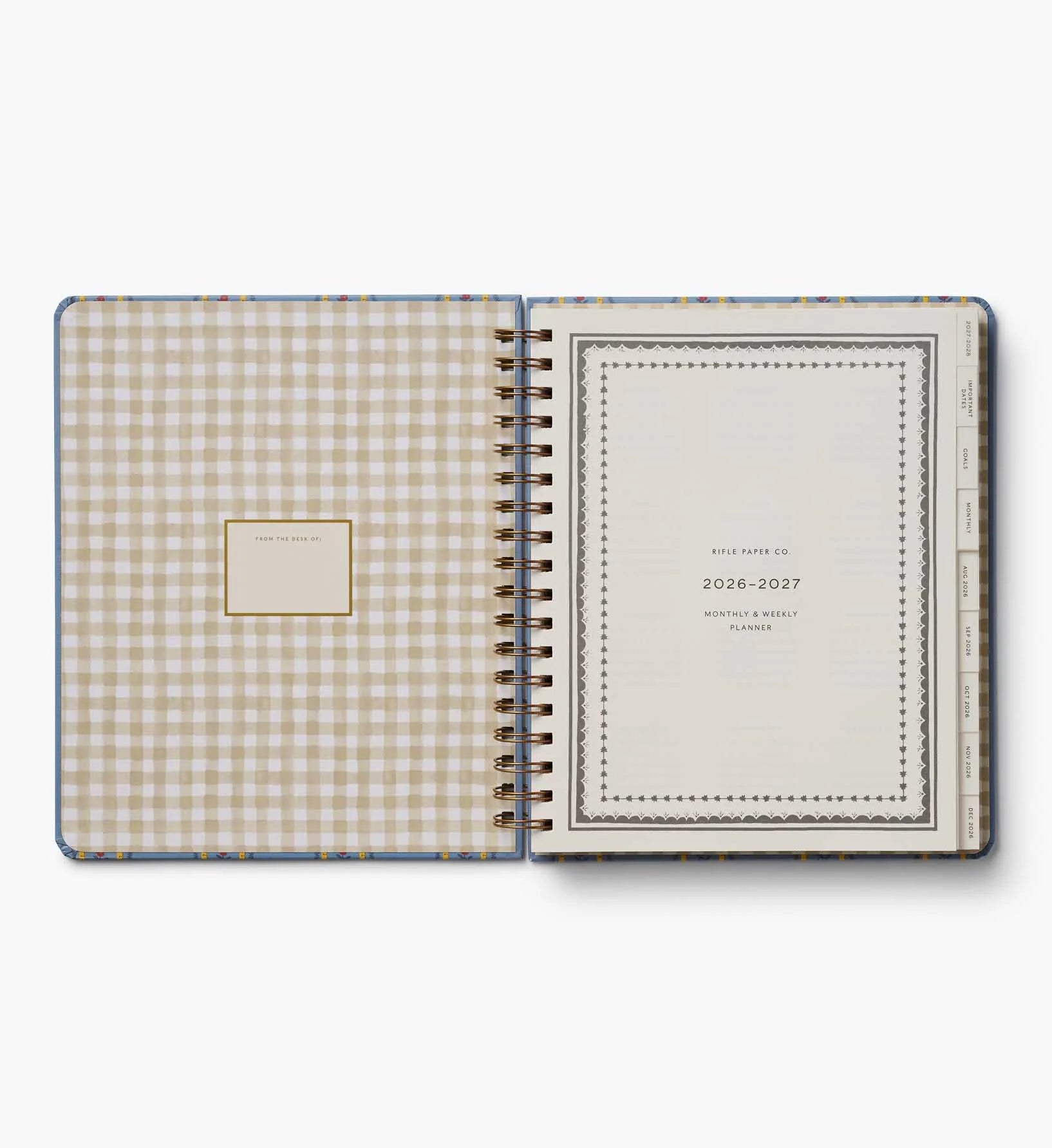 2026-2027 17-Month Academic Hardcover Spiral Planner