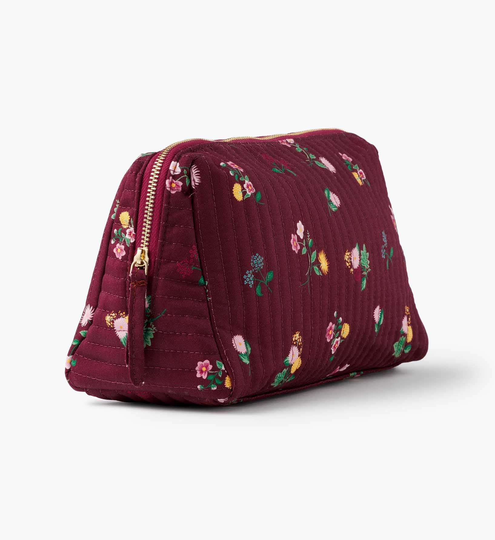 Quilted Large Cosmetic Pouch