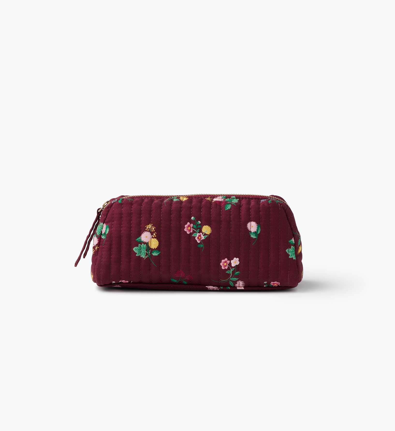 Quilted Small Cosmetic Pouch