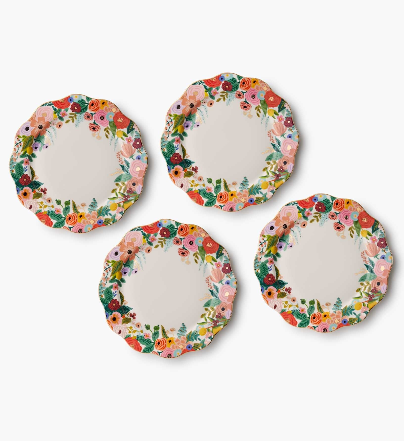 Porcelain Dinner Plate Set
