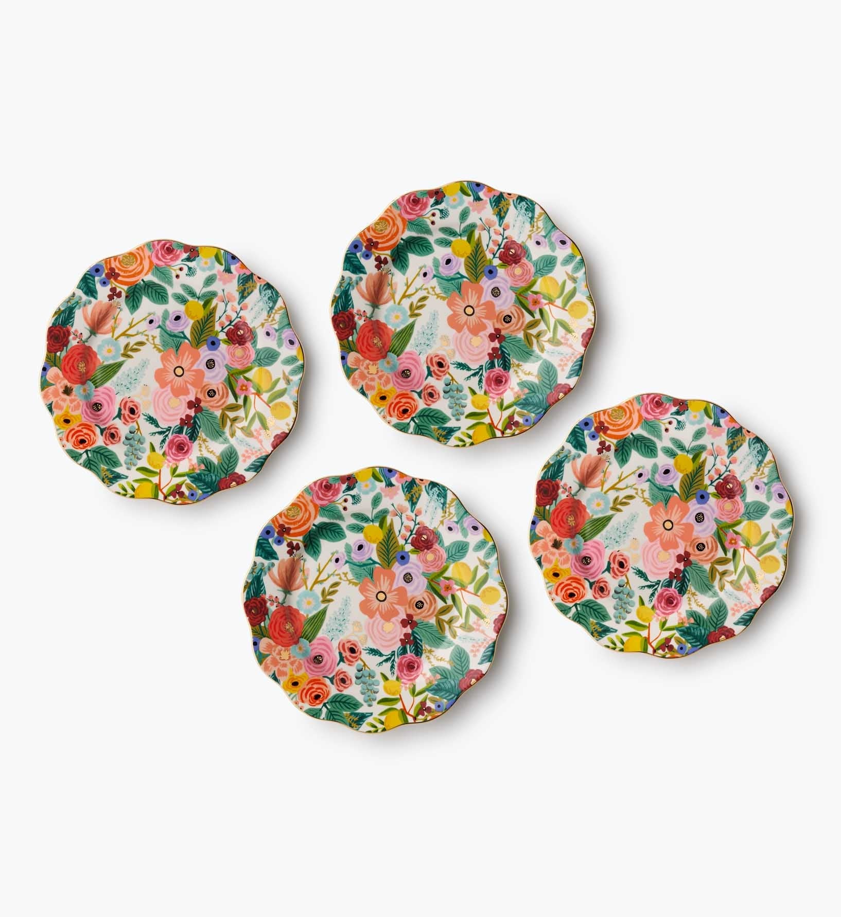 Porcelain Dessert Plate Set